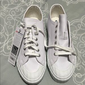 Superga Women's Classic White Sneakers